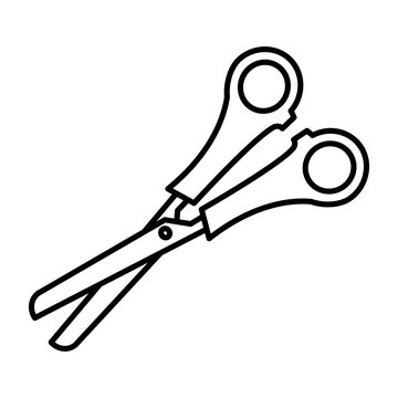 recommend clip art: line steel scissors supply education style