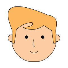 cartoon man icon