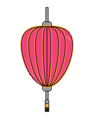Obraz premium Chinese lanterns design
