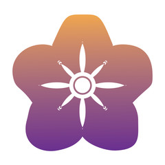 beautiful flower icon