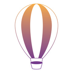 Obraz premium hot air balloon icon