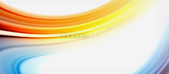 Rainbow fluid colors abstract background twisted liquid design, colorful marble or plastic wavy texture backdrop, multicolored template for business or technology presentation or web brochure cover