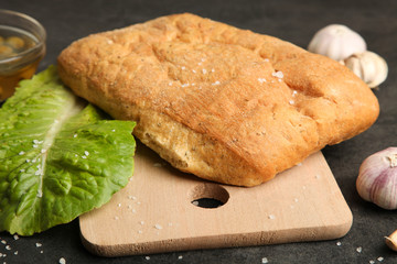 Ingredients for cooking bruschetta