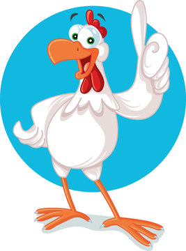 Chicken Vector Mascot Illustration Character Design