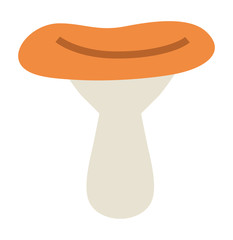 Brown colored mushroom