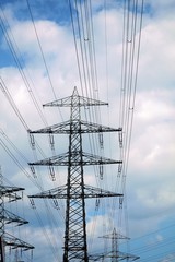 Strommast Stromleitung Strom 