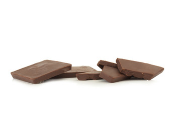 chocolate isolated on white background