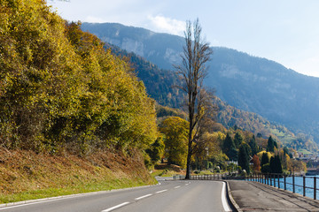a beautiful road mountain highway