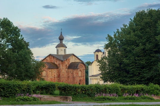 Great Novgorod, Russia, ancient architecture, Church of Paraskeva in Torgu