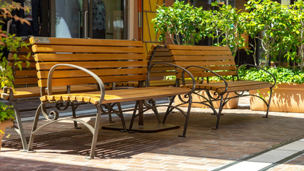 Benches in Shopping Centers
