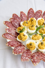 Easter eggs blessed as a starter
