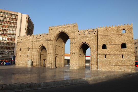 Baab Makkah Gate In Jeddah Al Balad Historical Place Jeddah Saudi Arabia 