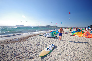 plage de l'almanarre - hy&egrave;res - var