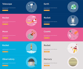 Science and Universe Banner Design