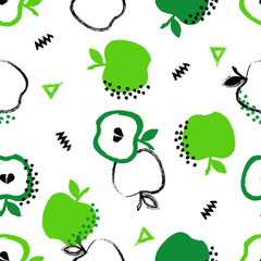 abstract pattern with apples