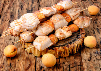 Baked turkey meat
