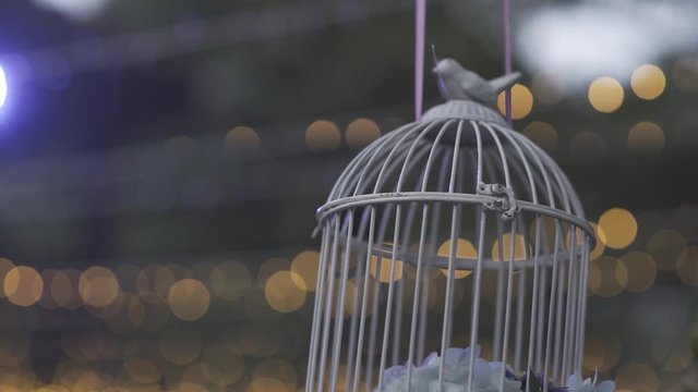 jail, lights and bokeh, the perfect combination for wedding intro