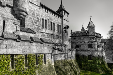 Schloss Lichtenstein Burggraben