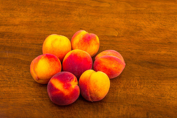 Peaches on a Table