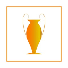 Cup wreath gold sign