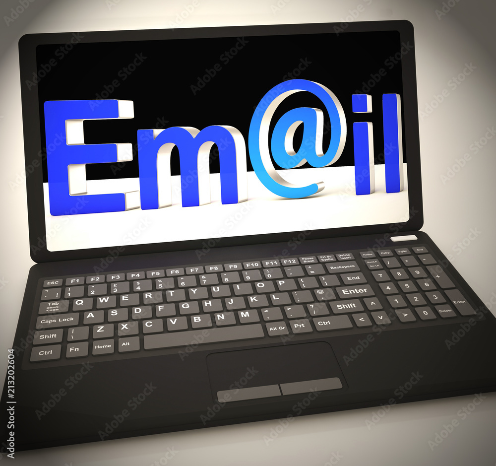 Aufkleber email automation digital marketing system 3d rendering