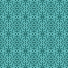 Vector pattern with stylish ornament. Floral seamless design