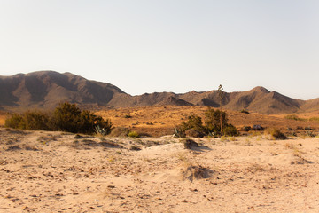 Landscape in Cabo de Gata 