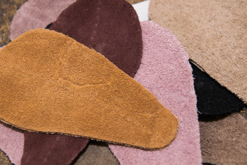 Copies of different types of skin background