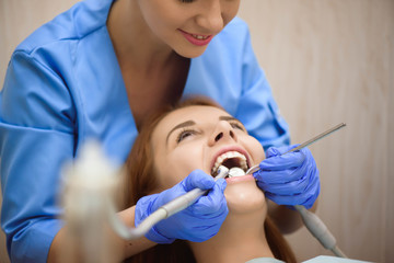 Dental inspection in clinic