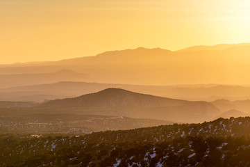 Obraz premium Taos High Road, New Mexico, USA