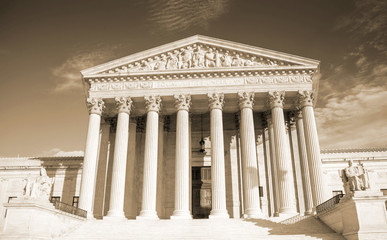 Obraz premium United States Supreme Court Building in Washington DC, USA