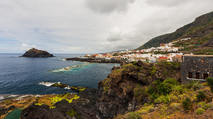 Fototapeta premium Garachico village on coastline of Tenerife, Spain.