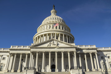 Naklejka premium Waszyngton, Capitol, USA