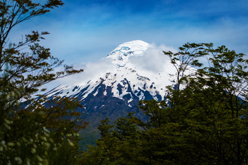 Snow capped volcano of Osorno, Patagonia, Chile