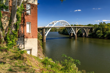 Obraz premium Historic Edmund Pettus Bridge, Selma, Alabama