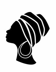 profile of an African woman