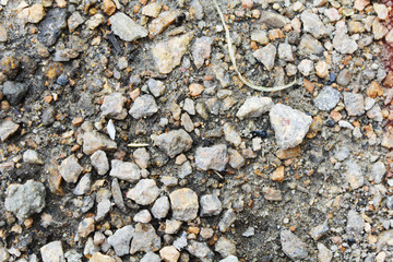 The texture with  stones on the ground