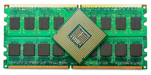 Computer component RAM and CPU