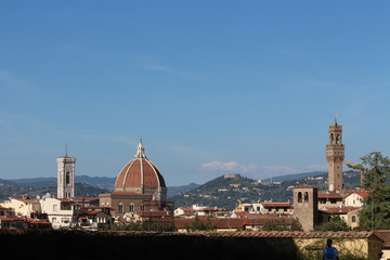 Fototapeta na wymiar Florence Italy City Life