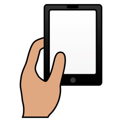 user with smartphone device