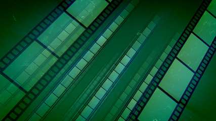 Fototapeta premium Incredible Vintage Green Film Tape