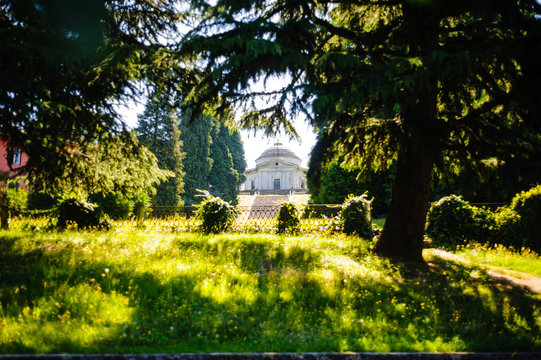 Parco del Castelbarco, monument to the mausoleum, Ispra Lombardy Italy
