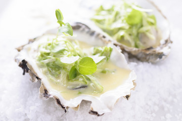 Fresh Oysters Cooked by Chef Philip Howard