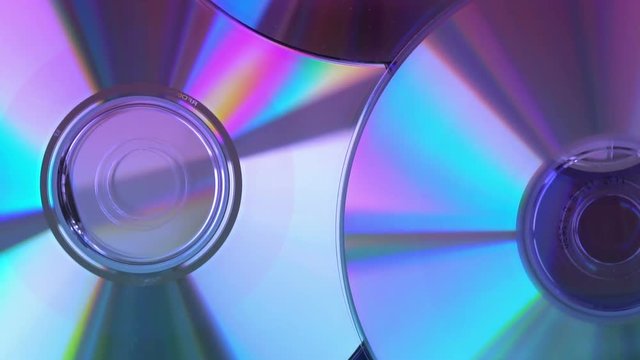 Rotation of a used CD Discs HD