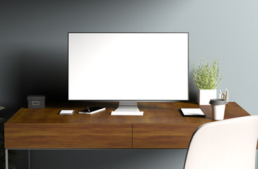 responsive devices on a desktop