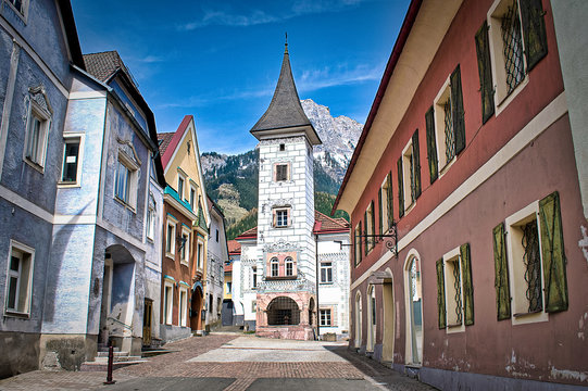 Altstadt von Erzberg in der Steiermark