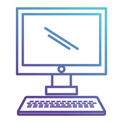 computer desktop isolated icon