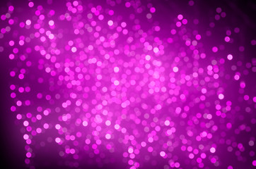 Purple abstract bokeh background.