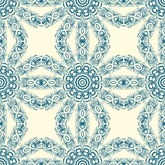 Seamless lace floral background. decorative texture for wallpaper, invitation. Vector color illustration