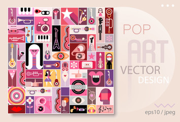 Pop Art Design vector illustration